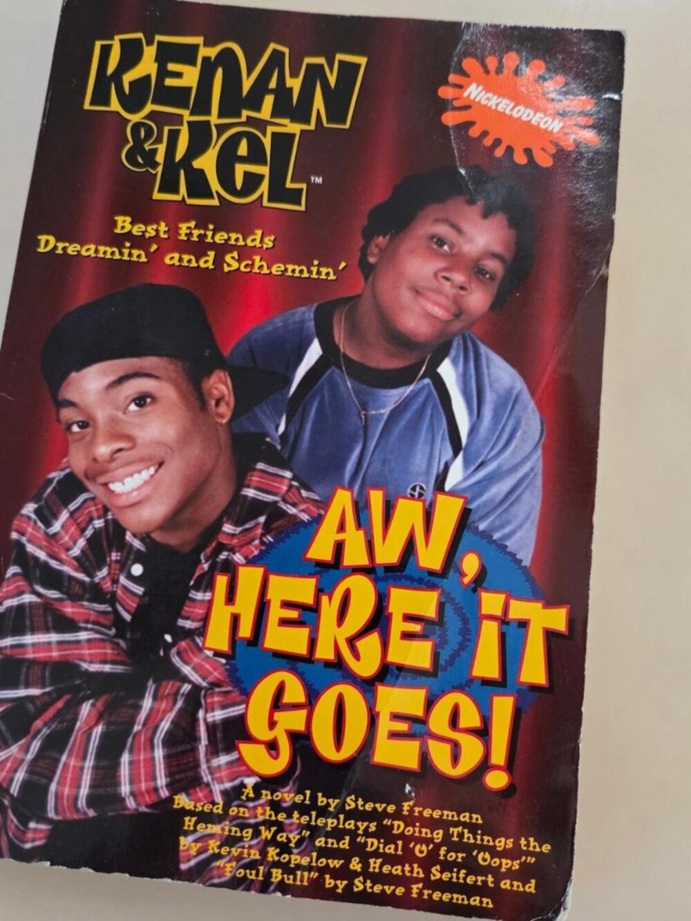 Kenan and Kel paperback book Aw Here it Goes 1998